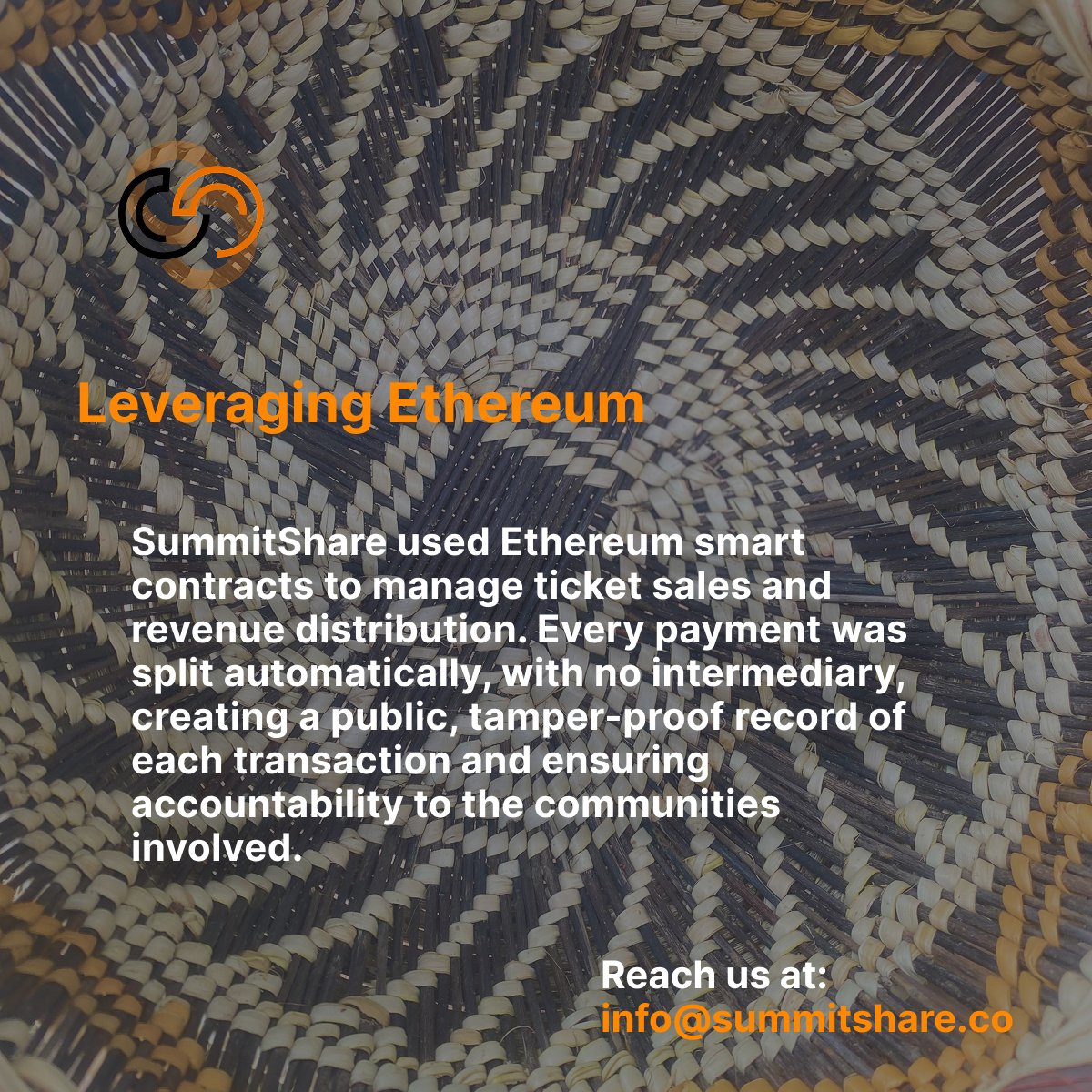 3. SummitShare used Ethereum smart contracts to handle ticket sales and revenue splits—no intermediaries.

Every transaction is public, automatic, and accountable.

(doi.org/10.6084/m9.fig…)