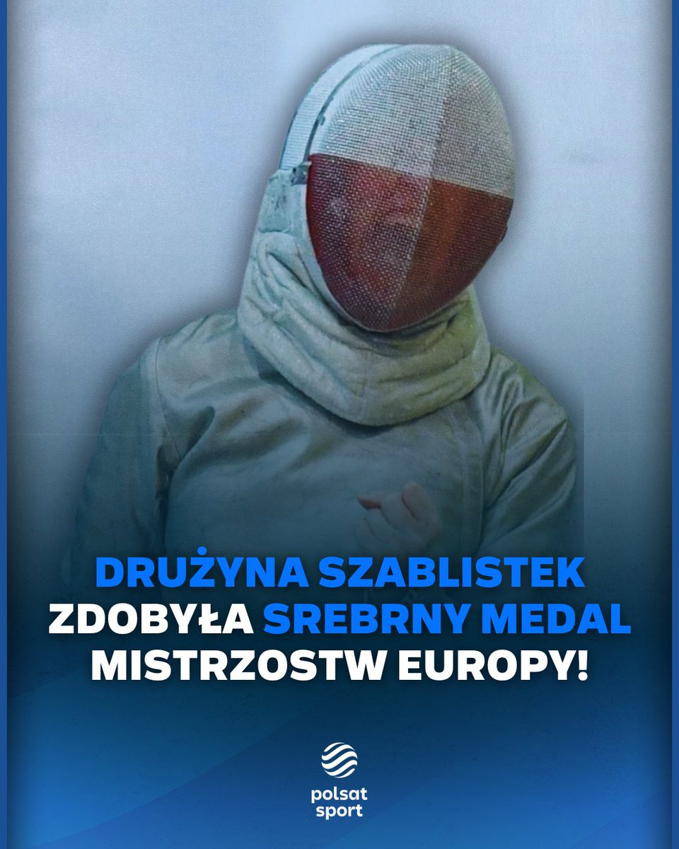 Polsat Sport (@polsatsport) on Twitter photo REPREZENTACJA POLSKI ZE SREBRNYM MEDALEM MISTRZOSTW EUROPY 🥈
<a href="/PZSzerm/">Polski Związek Szermierczy</a> REPREZENTACJA POLSKI ZE SREBRNYM MEDALEM MISTRZOSTW EUROPY 🥈
<a href="/PZSzerm/">Polski Związek Szermierczy</a>