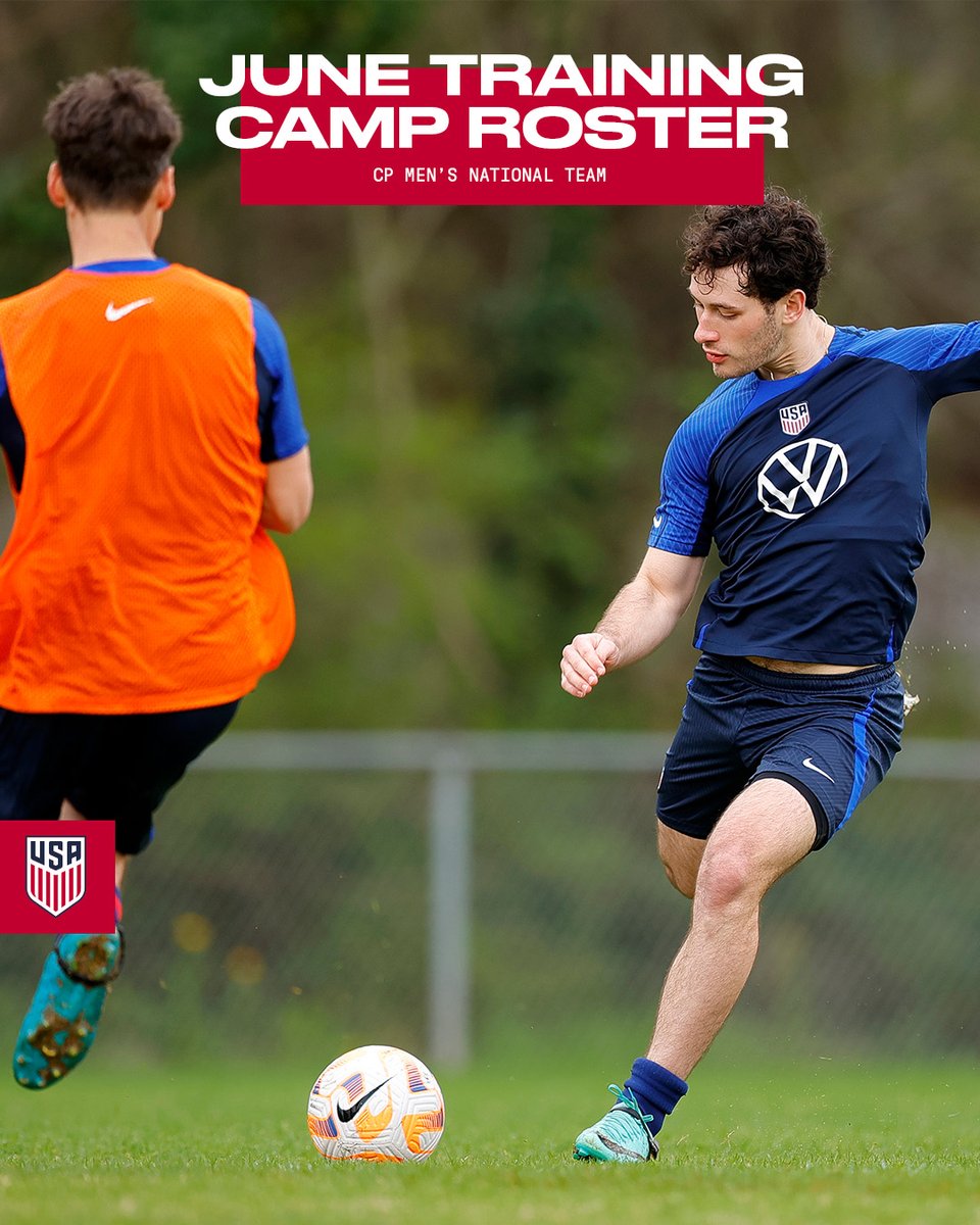 ussoccer_ENT's tweet image. 16 players have been named to the June #UScpMNT training camp roster as the team continues to prepare for the 2025 IFCPF Copa Am茅rica in America.