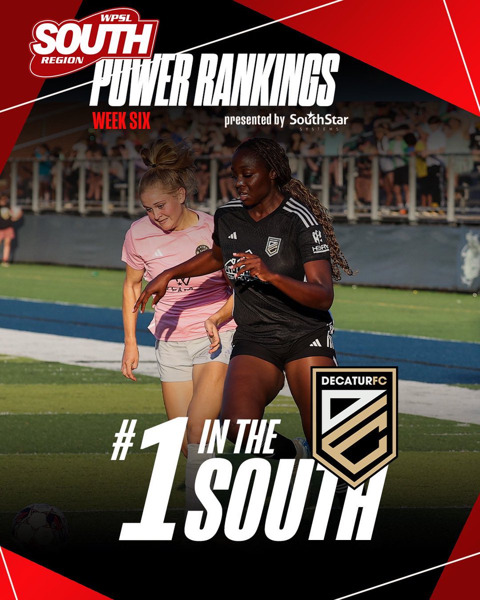 Back to the TOP! <a href="/Decatur_FC_WPSL/">DecaturFC</a> reclaims the #WPSLSouth 

📸 Bree Hicken