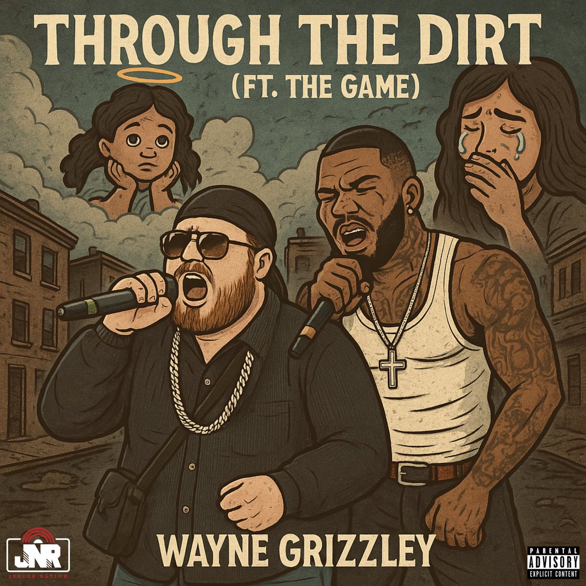 WayneGrizzley's tweet photo. wayne grizzley x the game – *through the dirt*
prod. by @annodominibeats
drops june 30
@thegame

real talk on pain, pills &amp; cold streets.
been thru it so you don’t have to.
you never know what’s in that pill.

#throughTheDirt #wayneGrizzley #theGame #fentanylAwareness #june30 https://t.co/sTG2GL6F1Q