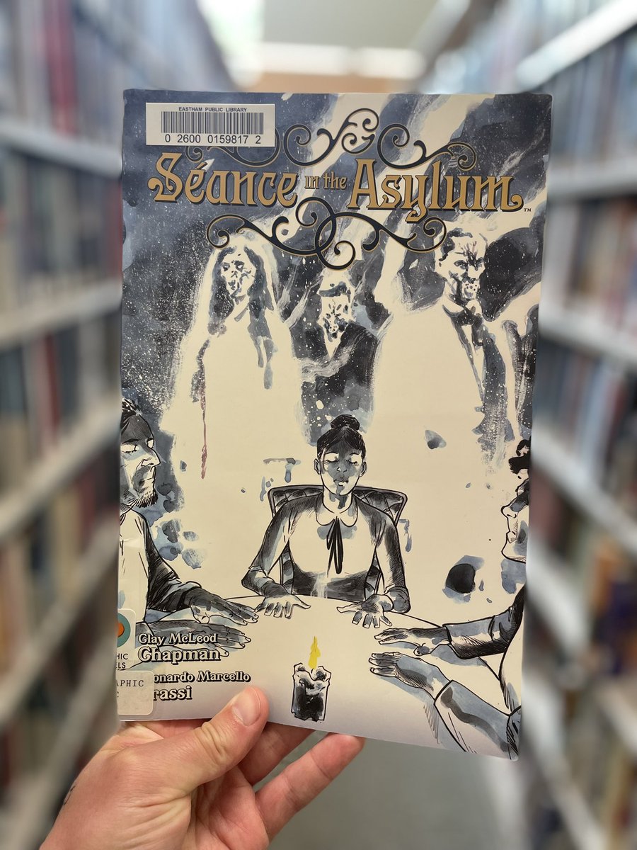 Corey Farrenkopf (@coreyfarrenkopf) on Twitter photo Look who showed up at the Library?!?!?
Itās <a href="/claymcleod/">Clay McLeod Chapman</a>ās new Graphic Novel, Seance in the Asylum :) Look who showed up at the Library?!?!?
Itās <a href="/claymcleod/">Clay McLeod Chapman</a>ās new Graphic Novel, Seance in the Asylum :)