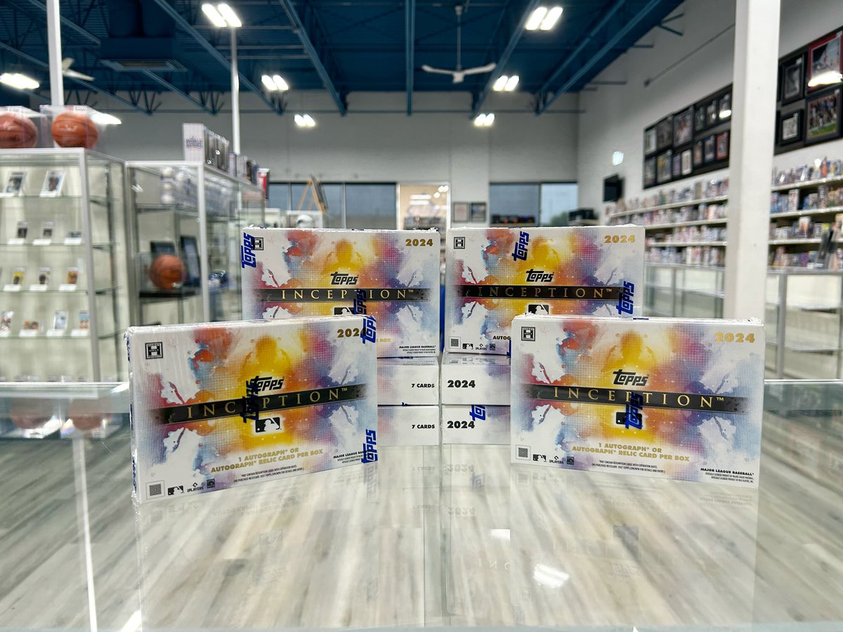 BBCExchange's tweet image. 🚨🔥NOW ON THE SHELVES!!

2025 Topps Inception Baseball is here and IN STOCK!

We will have hobby boxes in shop today. Come stop in and grab yours!

@topps #thehobby #toppsinception