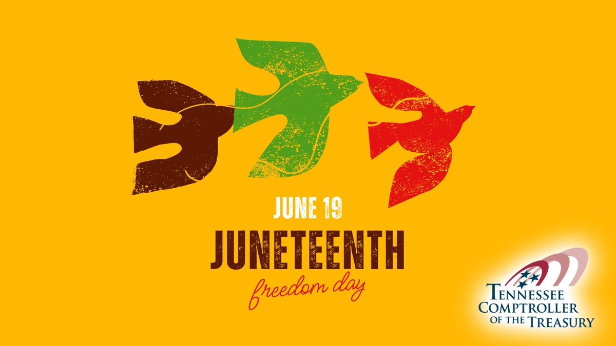 TNCOT's tweet image. Today we recognize Juneteenth which commemorates the end of slavery in the United States. #Juneteenth
