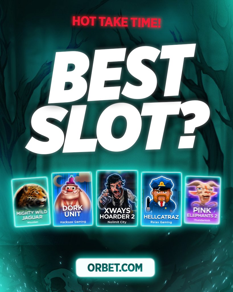 🚨HOT TAKE TIME! 🚨

What is the G.O.A.T. Slot Games and why? 👀

 $20 SOL GIVEAWAY 🎁
- Like + RT + Follow <a href="/Orbet/">Orbet.com</a>
- Reply with your Solana address

⏳ Winner in 3 days — let’s see your picks 👇