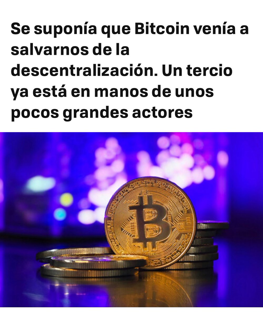 TradingLatino's tweet image. El chiste se cuenta solo. Bitcoin venía a salvarnos de la descentralización 🤯