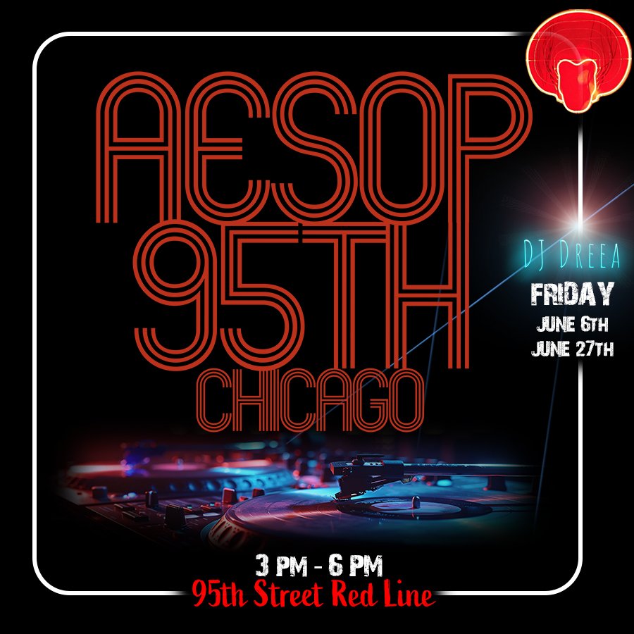 DJ Dreea (@djdreea) on Twitter photo FRIDAY! 6/27, 3pm - 6 i'll be back providing some Vinyl vibes for AESOP at @chicagocta 95th Street Red Line. Booth created by <a href="/theastergates/">Theaster Gates</a> , AESOP: An Extended Song of our People, 2018, CTA Art Collection...
#blackart #publicart #vinyl #aesop95th #DJDreeaMuzic FRIDAY! 6/27, 3pm - 6 i'll be back providing some Vinyl vibes for AESOP at @chicagocta 95th Street Red Line. Booth created by <a href="/theastergates/">Theaster Gates</a> , AESOP: An Extended Song of our People, 2018, CTA Art Collection...
#blackart #publicart #vinyl #aesop95th #DJDreeaMuzic