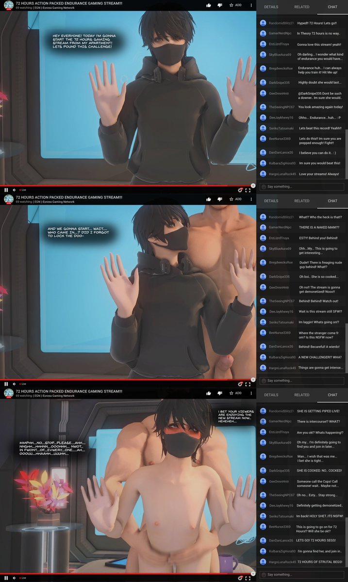 This was not how the stream was supposed to go..🔞

#ffxivnsfw