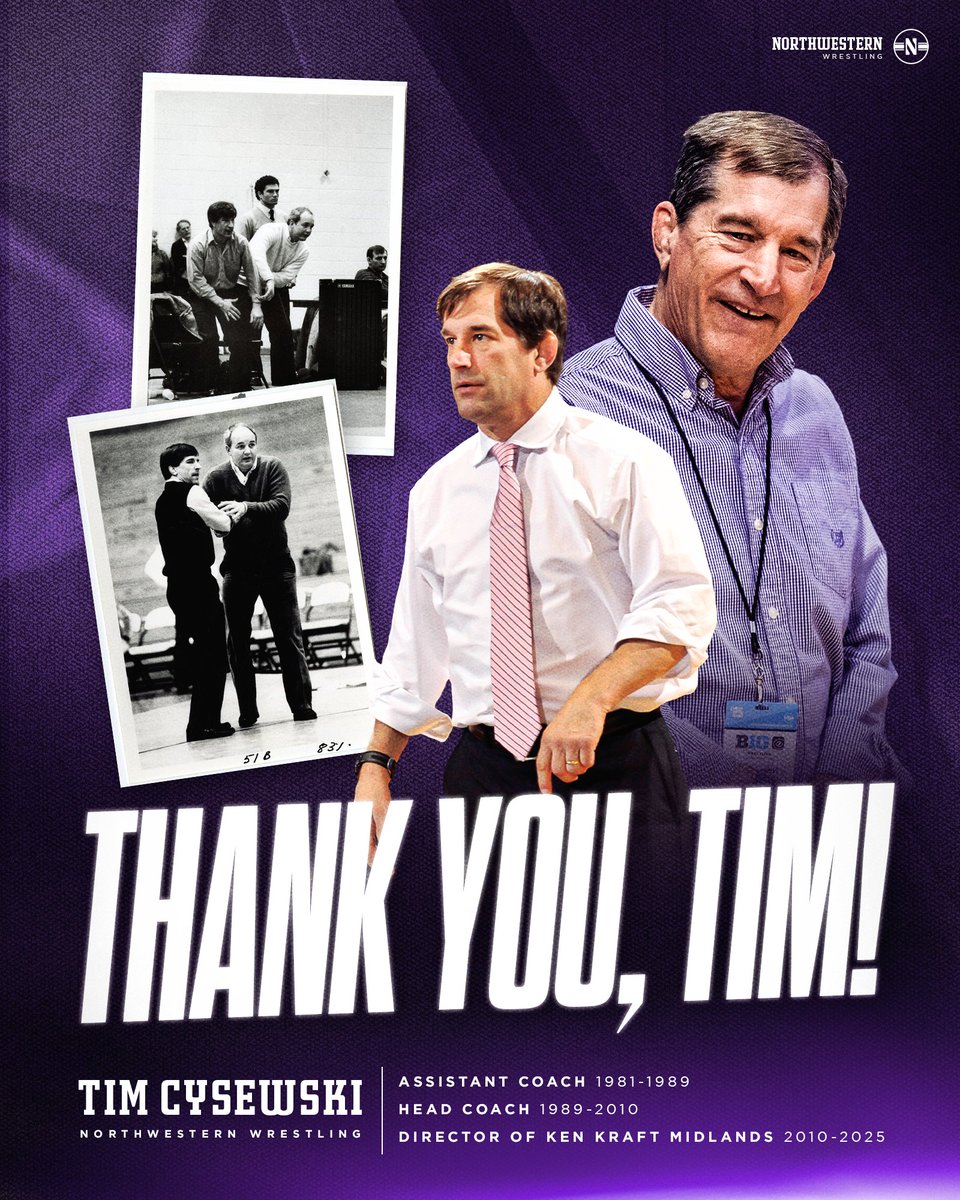 Thank you, Tim!

Forever grateful for Tim Cysewski’s hard work and tireless dedication to Wildcat Wresting. 👏