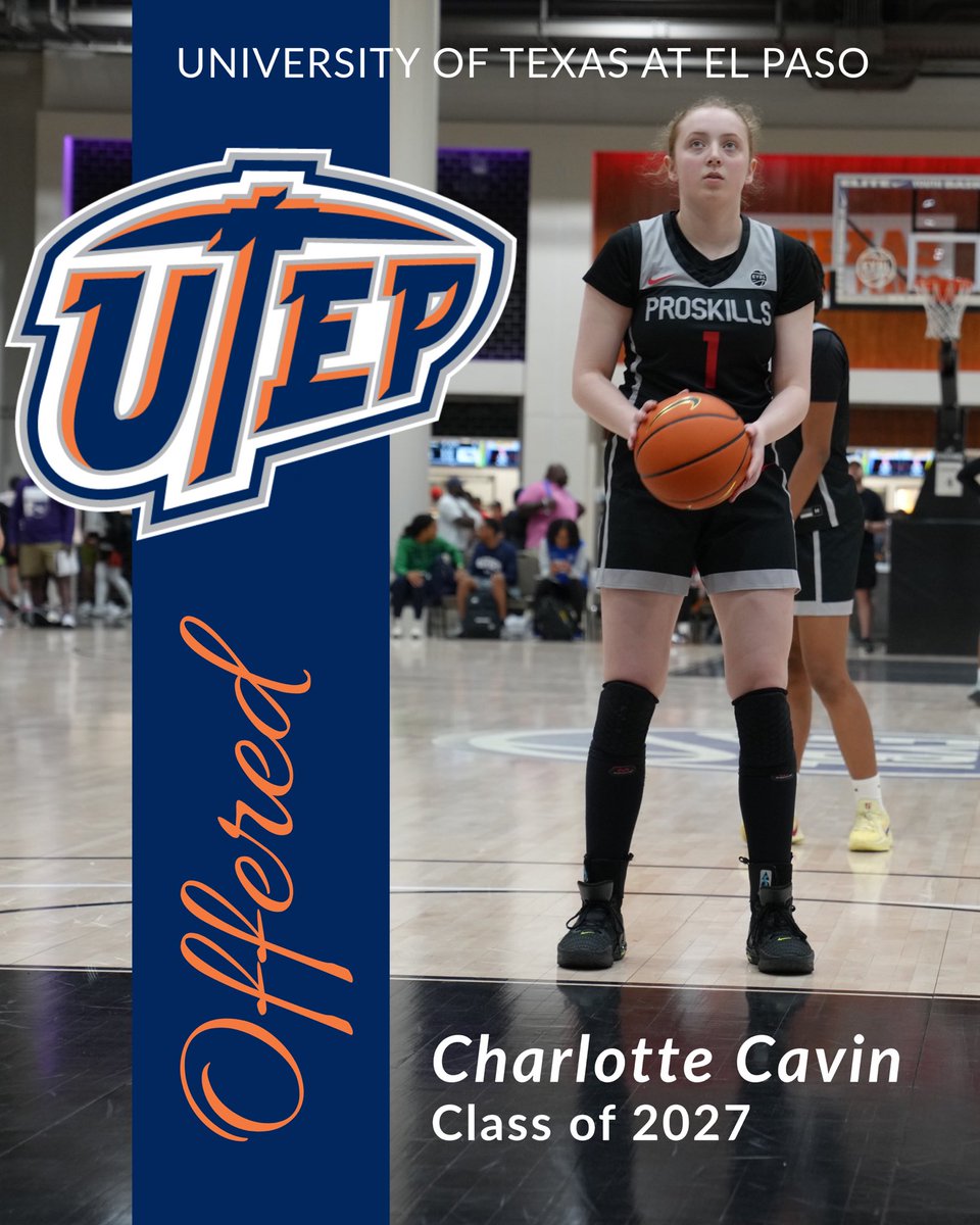Charlotte Cavin (@charcavin) on Twitter photo After a great call with Coach Adams <a href="/UTEPKeithaAdams/">Keitha Adams</a>, I am excited to announce that I’ve received an offer from <a href="/UTEPWBB/">UTEP Women’s Basketball</a>!! 
<a href="/WHS_gbb/">Wakeland Girls Basketball</a> <a href="/ProSkillsGBB/">ProSkills Girls Basketball</a> After a great call with Coach Adams <a href="/UTEPKeithaAdams/">Keitha Adams</a>, I am excited to announce that I’ve received an offer from <a href="/UTEPWBB/">UTEP Women’s Basketball</a>!! 
<a href="/WHS_gbb/">Wakeland Girls Basketball</a> <a href="/ProSkillsGBB/">ProSkills Girls Basketball</a>