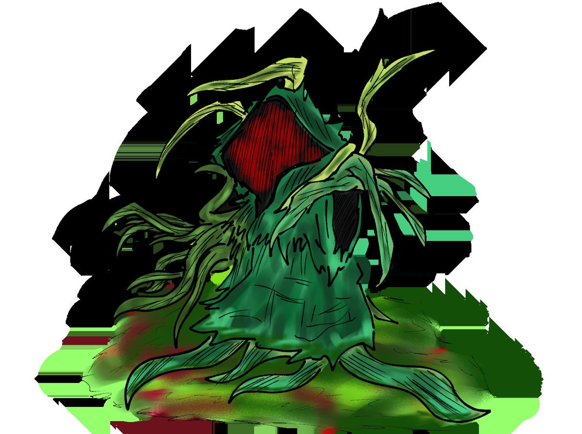 InkHony09's tweet image. Saruf, The Blue Plague re...redraw....