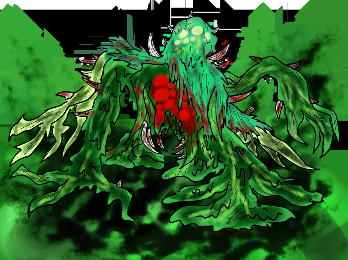 InkHony09's tweet image. Saruf, The Blue Plague re...redraw....