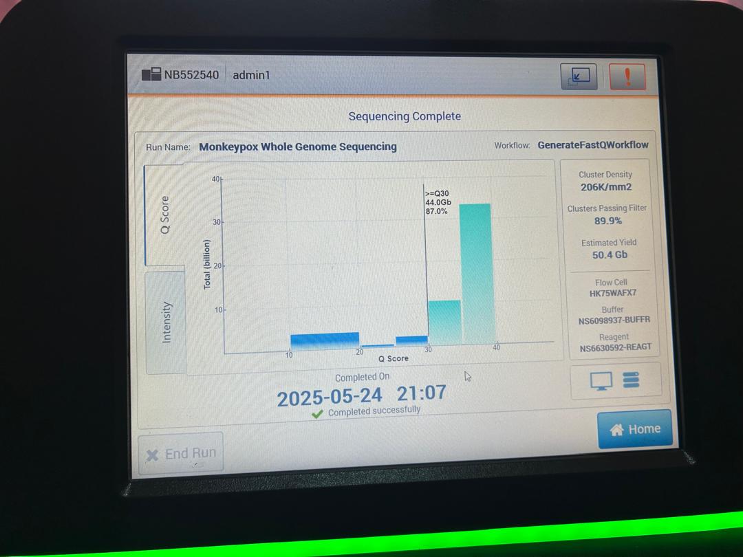 🔬 Le Centre Pasteur du Cameroun a réalisé le séquençage complet du virus Mpox en mai 2025. Une avancée clé pour suivre les variants, améliorer la réponse sanitaire et renforcer la lutte contre les épidémies. 👩🏽‍🔬🧬 #Mpox #SantéPublique #Cameroun #AfricaCDC