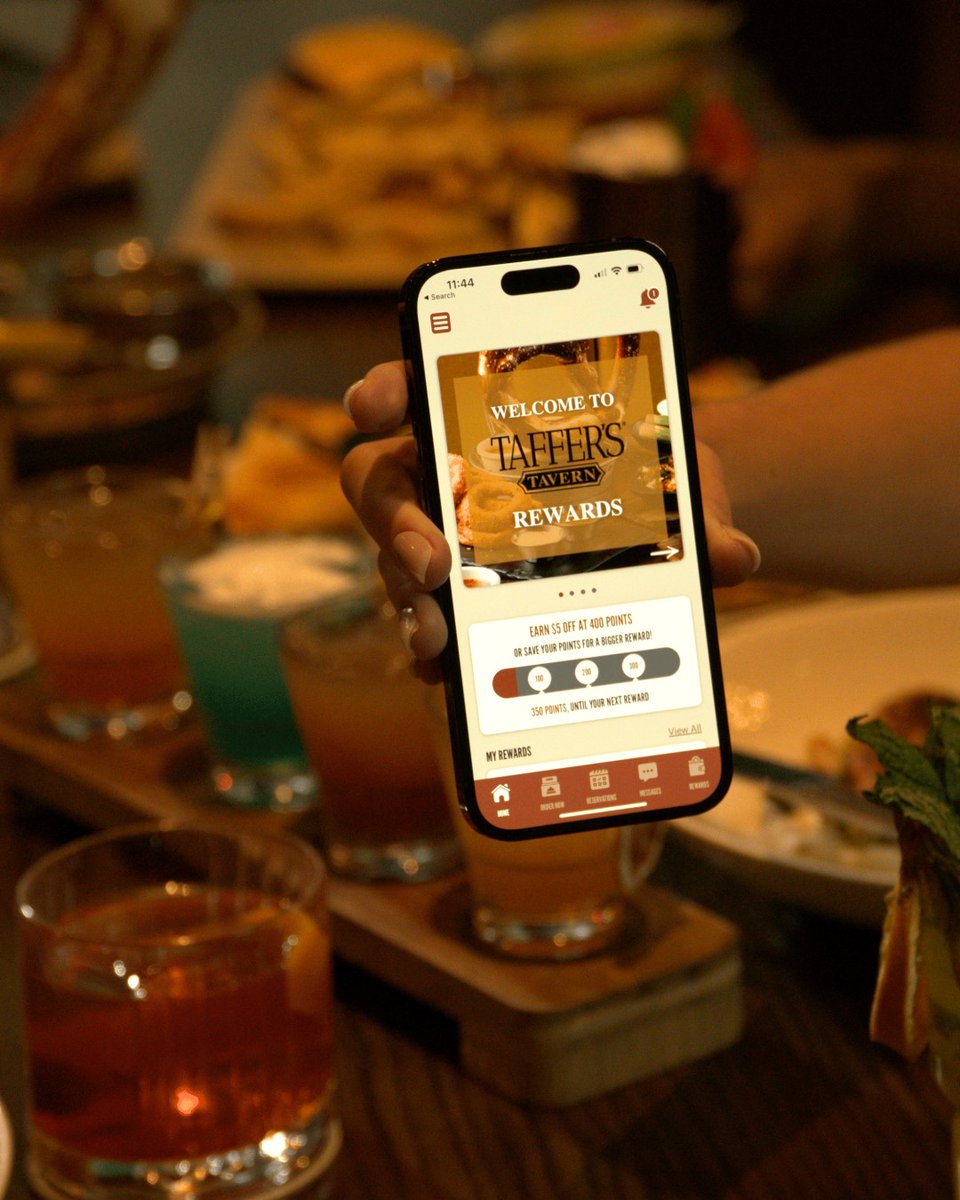 tafferstavern's tweet image. Get rewarded at Taffer's Tavern. You deserve it! Download our mobile app. 📲