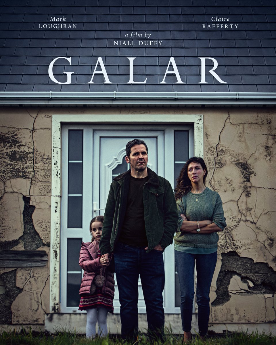 Proud to share the official poster for GALAR 🏚️

Set in rural Ireland, GALAR follows a determined father’s fight to save his crumbling home amid a neglected housing crisis.

Inspired by the real-life Defective Concrete Block Crisis in Ireland.