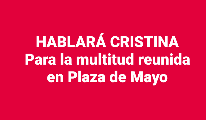 TextualNoticias's tweet photo. #ArgentinaConCristina #CristinaLibre https://t.co/zmttRhDv88
