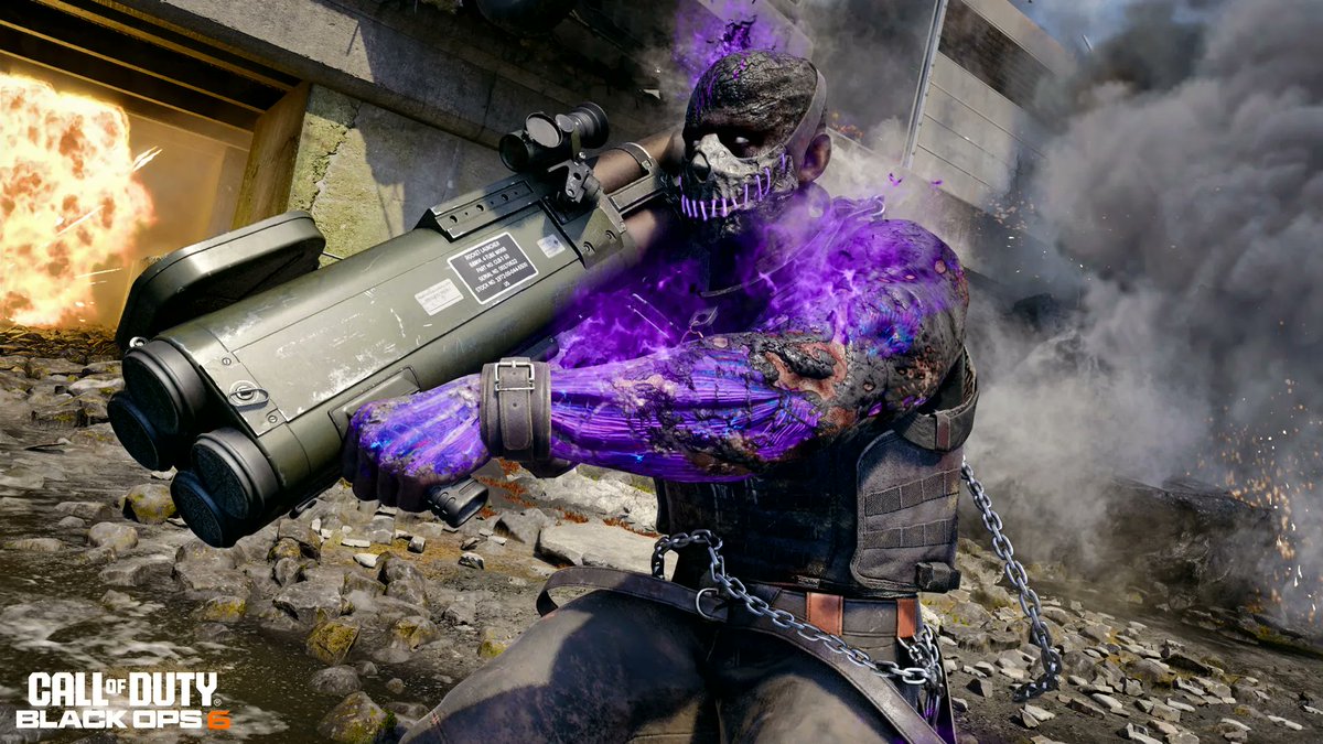 Coming tomorrow in #BlackOps6:

• 2XP + 2WXP + 2X Battle Pass XP Weekend!
• Rivals Event w/ new gameplay rewards
• Grim Reaper Scorestreak
• Shatter Blast Ammo Mod in Zombies
• Stryder .22 3-Round Burst Attachment
• Chaos Moshpit (NEW)
• Mercenary Moshpit
• Face Off