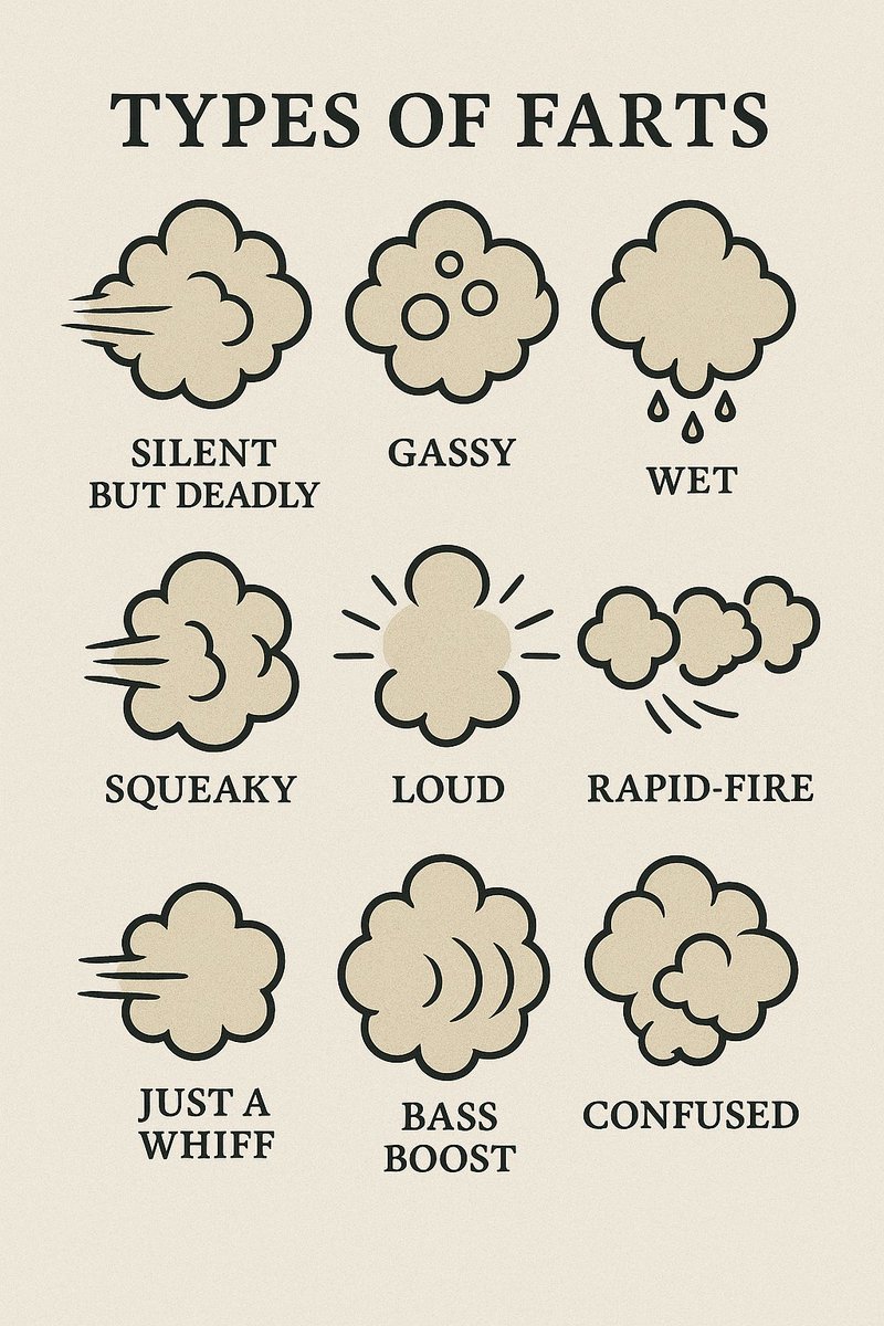 Types of Farts

this is a funny memes! lol
FKT6j4AXdFbnRsf1Th6qsifoZ1SZSyfqwaEqMEcnpump