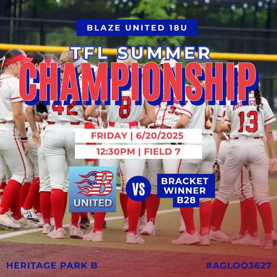 Blaze United 18U (@blazeunited18) on Twitter photo Here’s our schedule for the TFL Summer Championship in Plano, TX this weekend! Hope you can watch these ballers play! #BU #BlazeOn #BBlaze #BlazeU <a href="/C_robertson10/">Cory Robertson</a> Here’s our schedule for the TFL Summer Championship in Plano, TX this weekend! Hope you can watch these ballers play! #BU #BlazeOn #BBlaze #BlazeU <a href="/C_robertson10/">Cory Robertson</a>