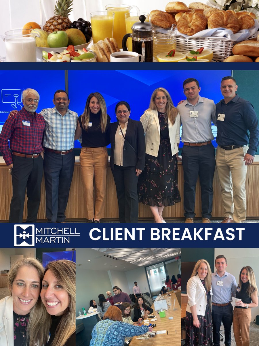 They say breakfast is the most important meal of the day—and we couldn’t agree more!  We love starting the morning with one of our amazing clients.  MMI attendees were Lindsay Brand, Rob Williams, Shailesh Swaroop, Stacy Trommelen, Viral Patel, Shawn Morgan and Vibha Malik