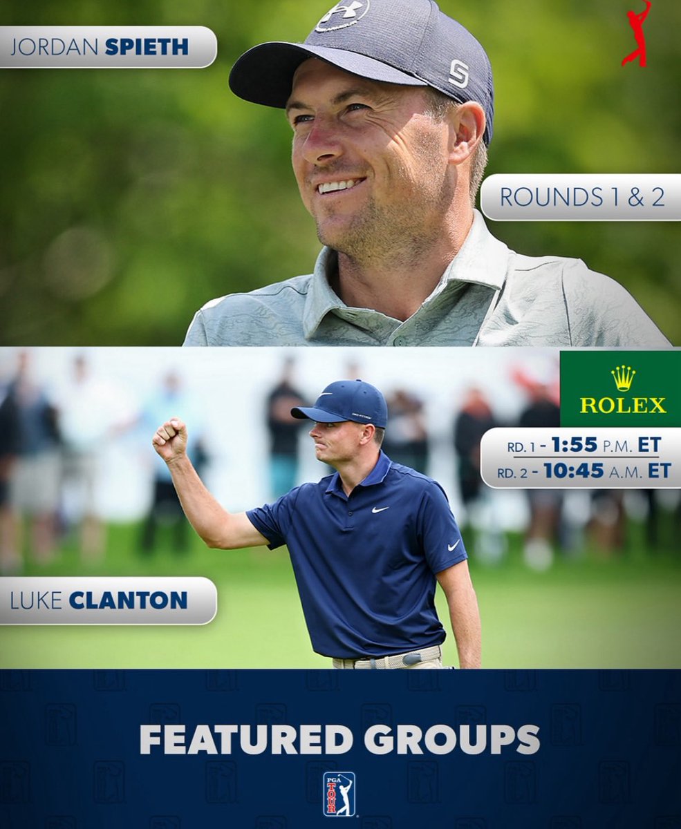 🚨Travelers Championship Round 1 &amp; 2 Tee Times🚨