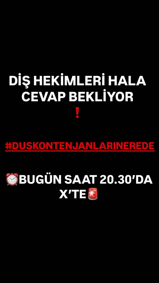 #duskontenjanlarınerede