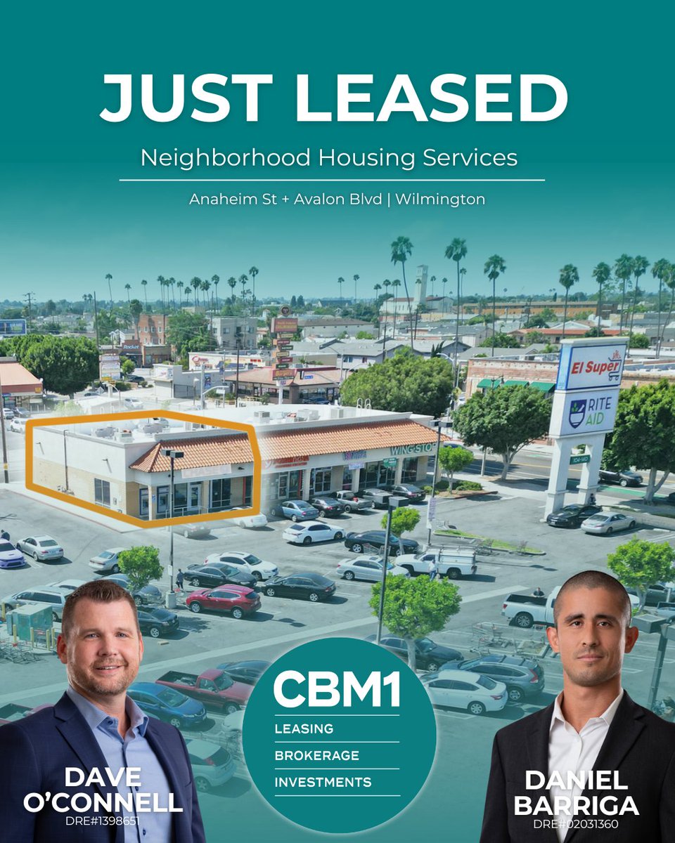 Just leased Neighborhood Housing Services of Los Angeles County at Anaheim + Avalon in Prime Wilmington. #cbm1 #cre #retailleasing #retailrealestate #shoppingcenter #neigbhorhoodhousingservicesoflosangeles #nhs #wilmington #anahiemstreet #avalonboulevard #midcities