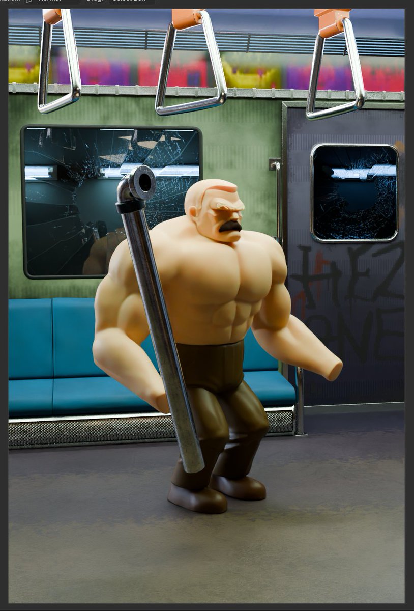 Oscurart's tweet image. Haggar WIP:
One step closer!
#b3d #blender #shading #unreal