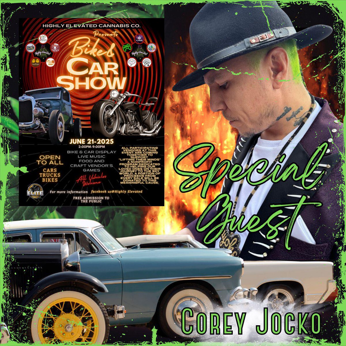 Ill be hitting the stage back home in Akwesasne before I head to NYC next week! 

SPECIAL LIVE PERFORMANCE:
Join us Saturday, June 21st in Akwesasne as we celebrate National Indigenous Peoples Day with an unforgettable live performance by Corey Jocko during our Car &amp; Bike Show!