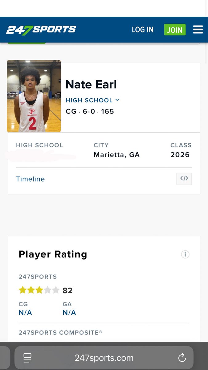 Blessed to be recognized as a 3⭐️ recruit <a href="/247Sports/">247Sports</a> <a href="/NextLevel_CP/">Next Level Academy 🏀</a>
