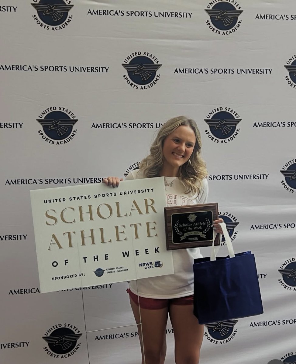 HaydenLKessler's tweet photo. Thank you @WKRG for selecting me as this week’s @ussportsuniv Scholar Athlete of the Week. Tune in June 24 at 4p on Channel 5! #soccer #soccerlife https://t.co/fRYKevmRSM
