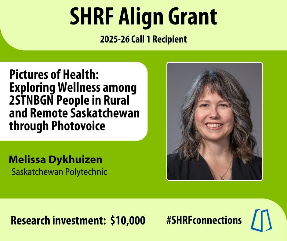 Saskatchewan Health Research Foundation - SHRF (@_shrf_) on Twitter photo We proudly announce Melissa Dykhuizen at <a href="/SaskPolytech/">SaskPolytech</a> as one of our Connections Align Grant recipients!
Visit our website to learn more: shrf.ca/post/2025-26-a… We proudly announce Melissa Dykhuizen at <a href="/SaskPolytech/">SaskPolytech</a> as one of our Connections Align Grant recipients!
Visit our website to learn more: shrf.ca/post/2025-26-a…