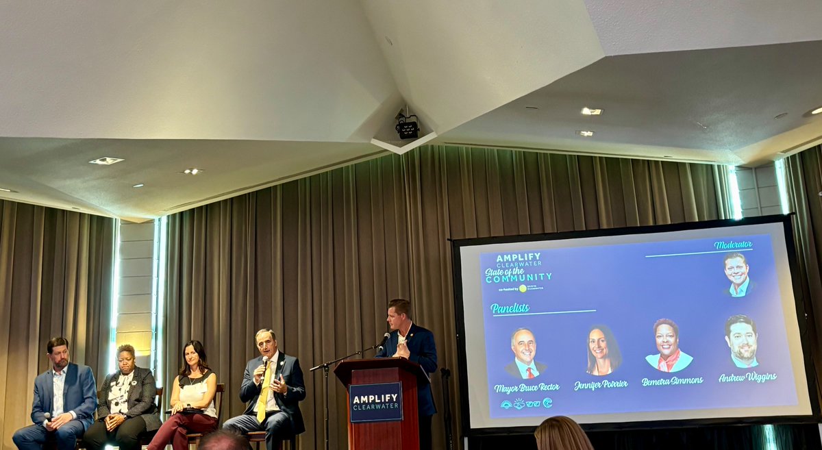 MoffittGR's tweet image. Our team attended the State of the Community Luncheon hosted by @ClearwaterArea to discuss the city of Clearwater’s progress, challenges, and upcoming initiatives.