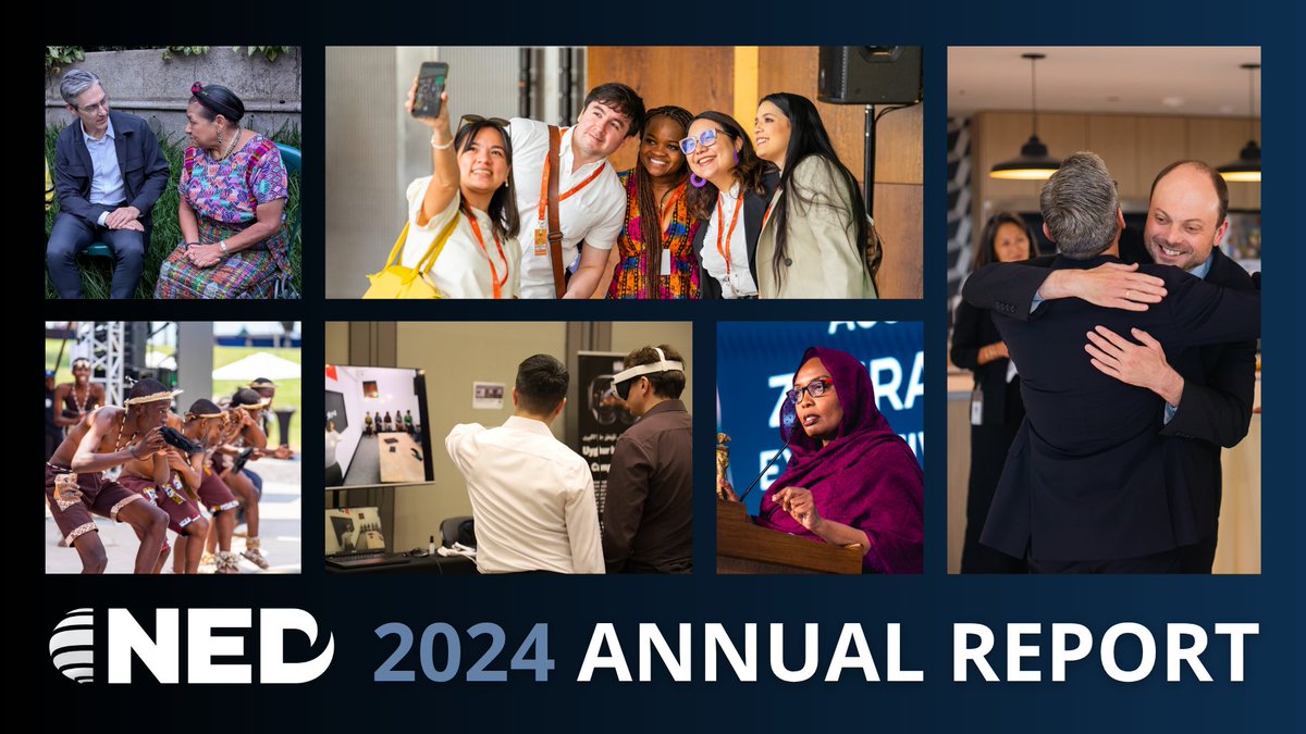 NEDemocracy's tweet image. In the last year, @NEDemocracy partners broke through censorship, exposed corruption, fostered public engagement, and advanced accountability.
Here are 10 examples of how NED grantees led democratic change in their communities🔗: ned.org/game-changing-…