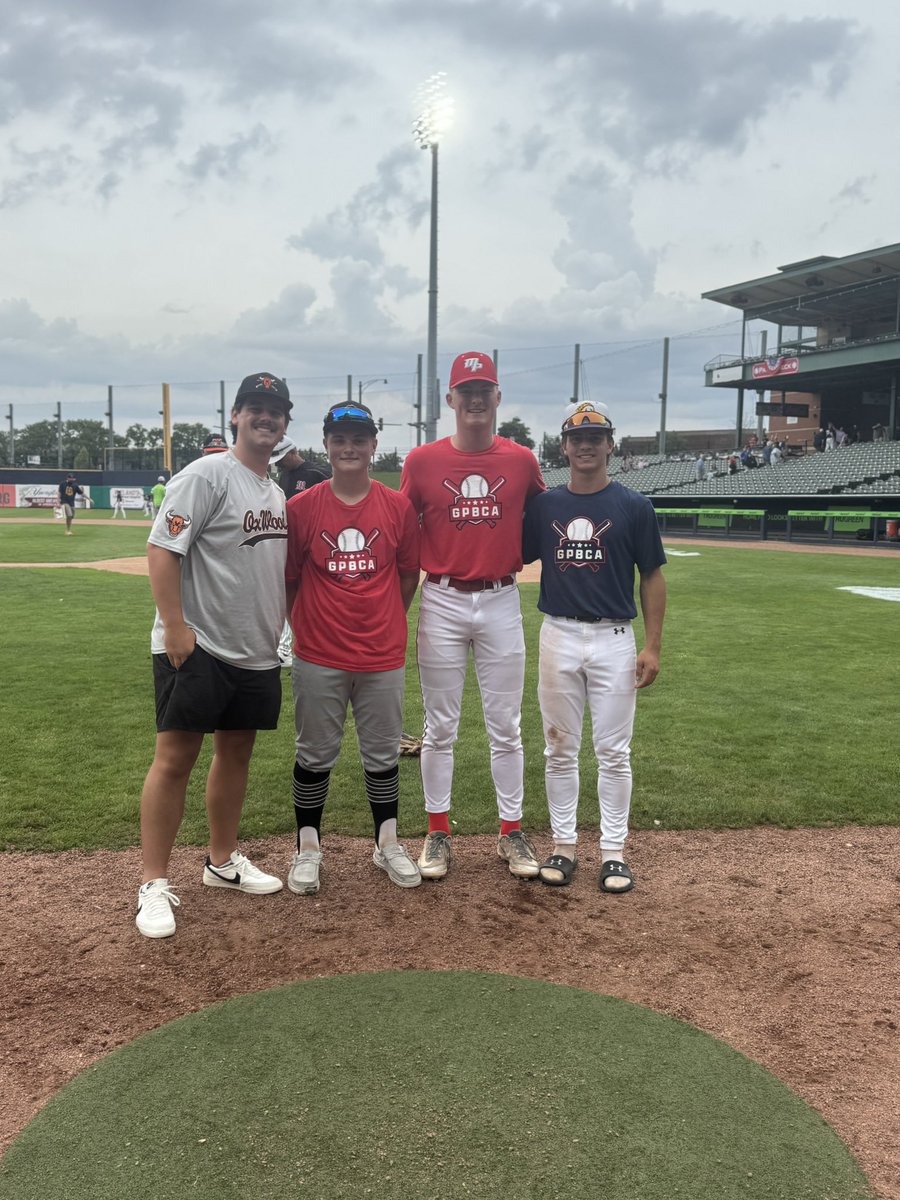 Happy to see some 🐂 in the GPBCA All-Star game! 

<a href="/Matt_Sander3/">Matt Sander</a> threw a hitless inning and got the save. 

<a href="/DaltonJ316/">Dalton Johnson</a> was 1-2 

<a href="/KniepJosiah/">Josiah Kniep</a> was 1-2

Good start to the week!