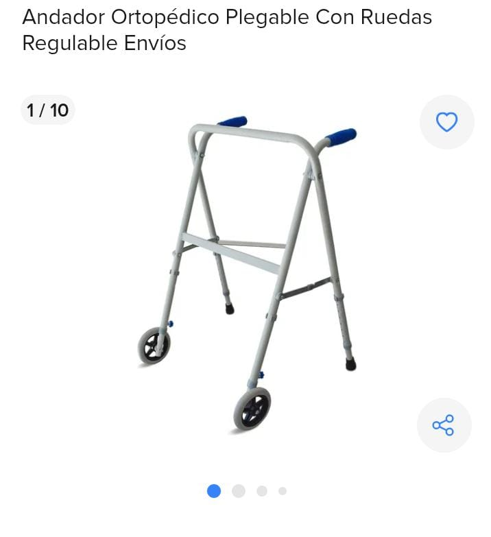 hola banda tuitera !!
Necesito saber si alguien tiene un andador ortopédico de estos con rueditas delante para prestar
El hijo de una amiga tuvo un grave accidente y necesita esto para comenzar la rehabilitación
