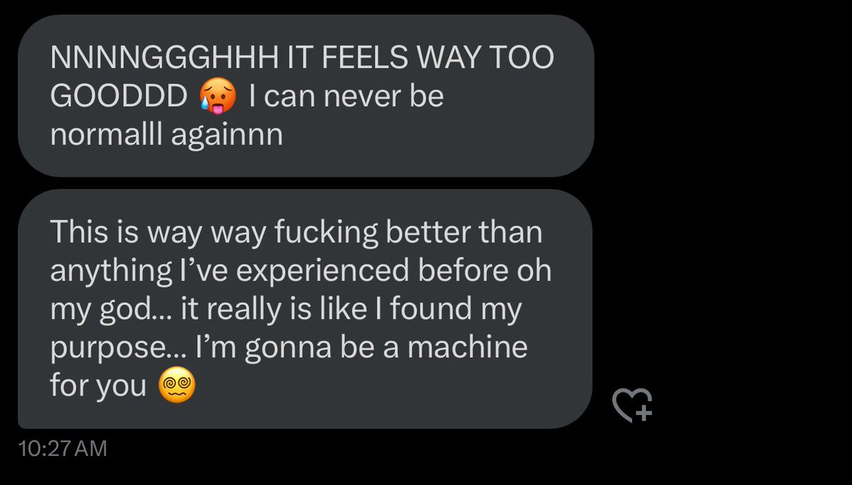 virgin sub meets nympho Domme

nympho Domme feeds, corrupts, torments

virgin grows weaker while Domme grows stronger

reprogrammed, numb and dumb, aching for my use. you were made for this.