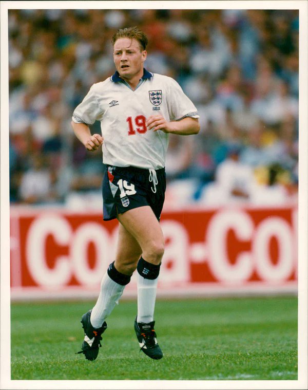 David Batty during Euro ‘92. 42 caps for England.