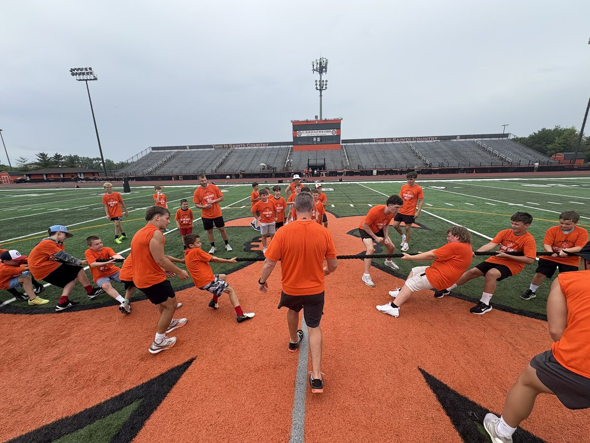 YOUTH CAMP 2025 is in the books and we had an absolute blast. These kids loved competing and learning from our Fighting SAINT football players. Looking forward to more fun next month!! 

#SAINTSPRIDE