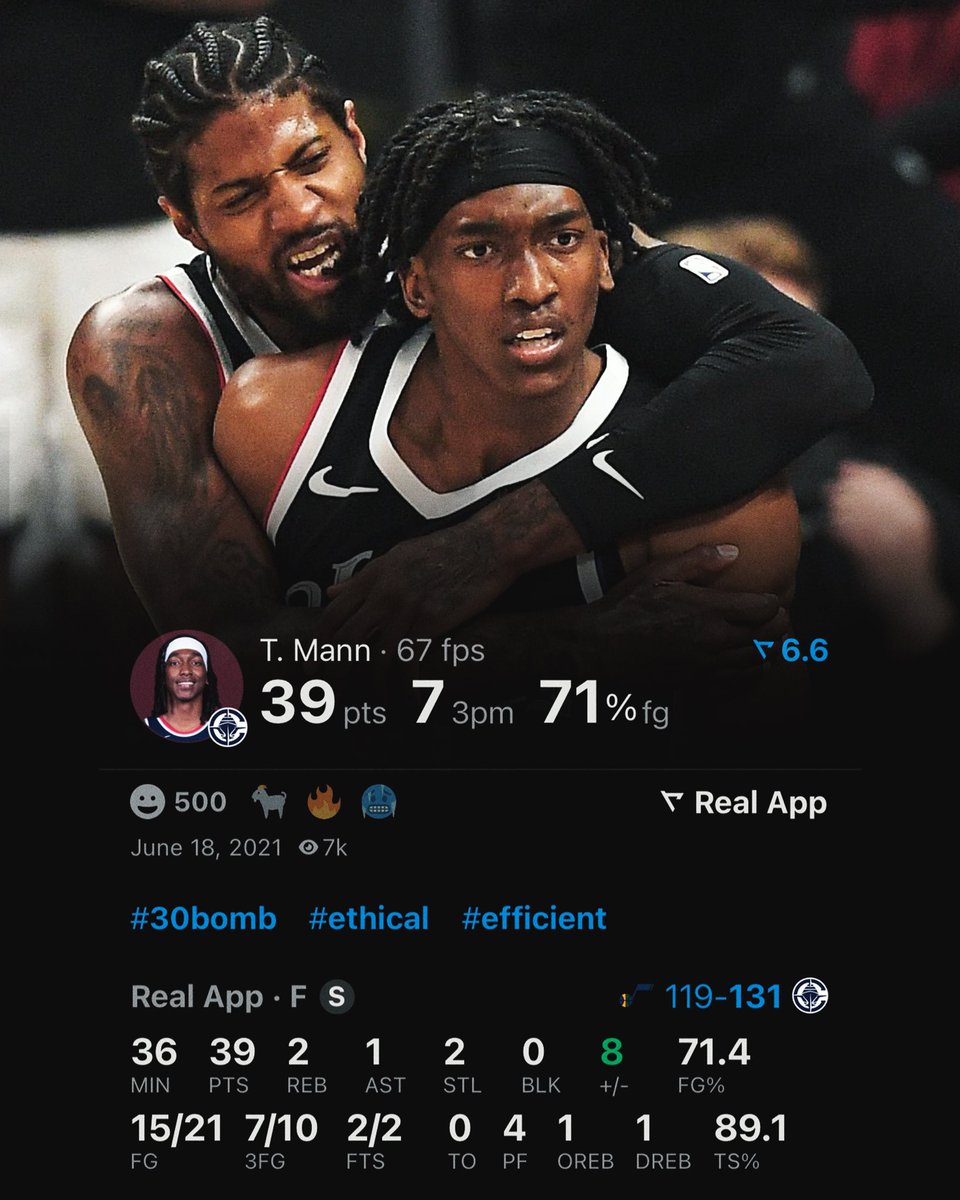 Terance Mann on this day in 2021: