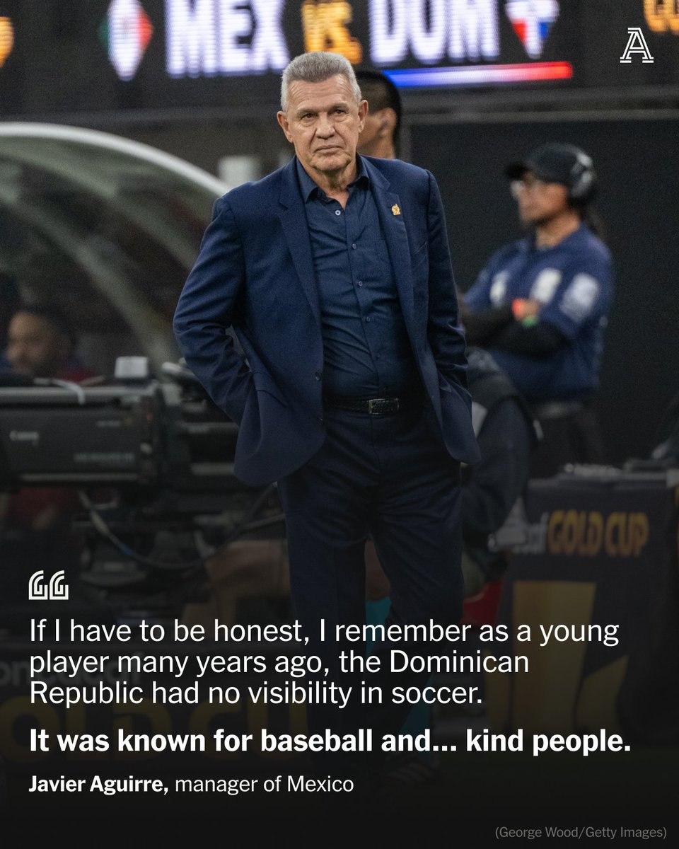 Javier Aguirre felt the need to apologize.

As the Mexico national team manager prepared his team to meet the Dominican Republic in the opening match of the 2025 Concacaf Gold Cup, he noticed something on film.

The DR soccer team wasn’t just debuting in the Gold Cup to make up