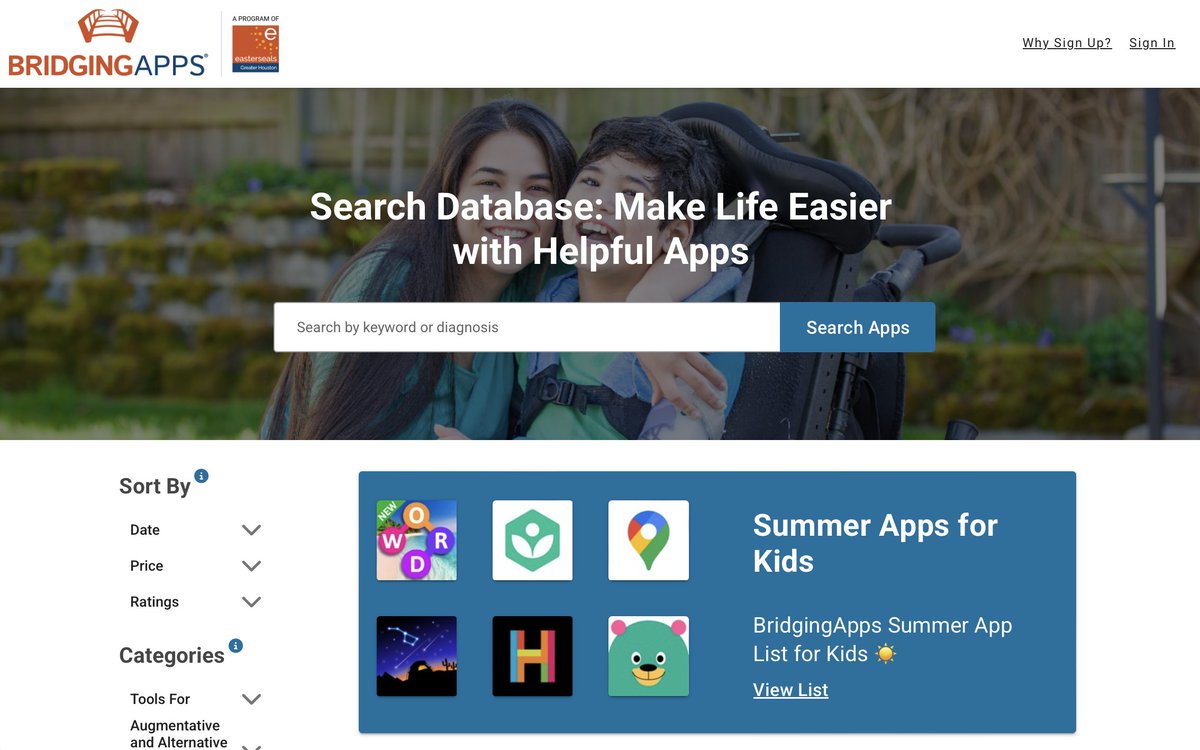 App Discovery Made Easy with BridgingApps 🔍

The BridgingApps Search Tool helps parents, therapists &amp; educators quickly find expert-reviewed apps by age, skill, price &amp; more.

Get the most out of it: bridgingapps.org/get-familiar-w…

#AssistiveTech #Accessibility #SpecialNeeds #EdTech