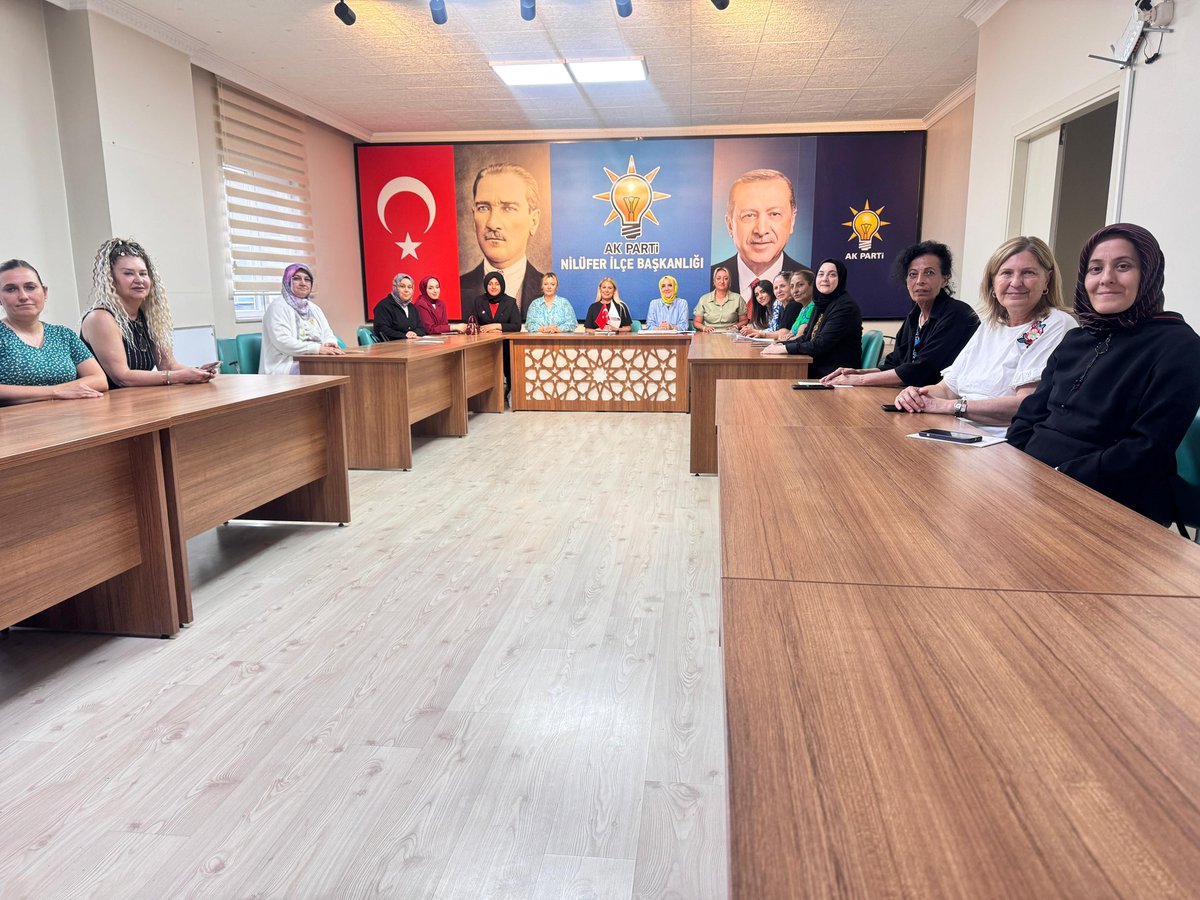 AK Kadın Nilüfer (@akkadin_nilufer) on Twitter photo 📍Ak Parti Nilüfer İlçe Kadın Kolları Haftalık Olağan Yönetim Kurulu Toplantımızı; Anzelha Nazlı Tan Başkanlığında,İl Koordinatörlerimizin Katılımlarıyla Gerçekleştirdik.
✏️ Toplantımız Hayırlara Vesile Olsun.
<a href="/akkadinbursa/">AK Kadın Bursa</a>
@akkadinnilufer 📍Ak Parti Nilüfer İlçe Kadın Kolları Haftalık Olağan Yönetim Kurulu Toplantımızı; Anzelha Nazlı Tan Başkanlığında,İl Koordinatörlerimizin Katılımlarıyla Gerçekleştirdik.
✏️ Toplantımız Hayırlara Vesile Olsun.
<a href="/akkadinbursa/">AK Kadın Bursa</a>
@akkadinnilufer