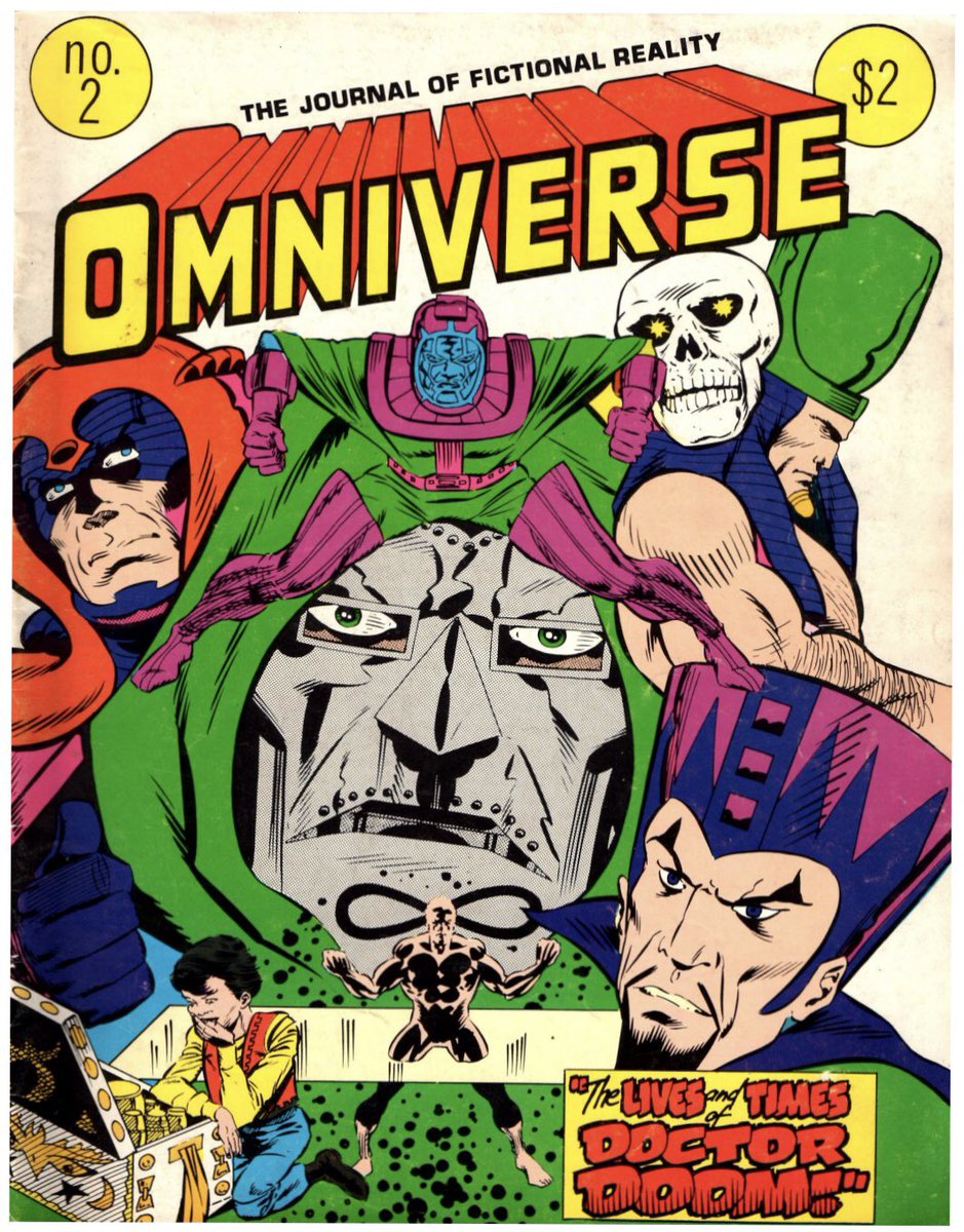 TheVallyD's tweet image. As we remember comics writer/editor Mark Gruenwald on his birthday (1953) I want to highlight his late-70’s fanzine “Omniverse: The Journal of Fictional Reality.” This publication was crucial in developing the now-omnipresent “multiverse” concept in comics, TV, &amp;amp; movies…