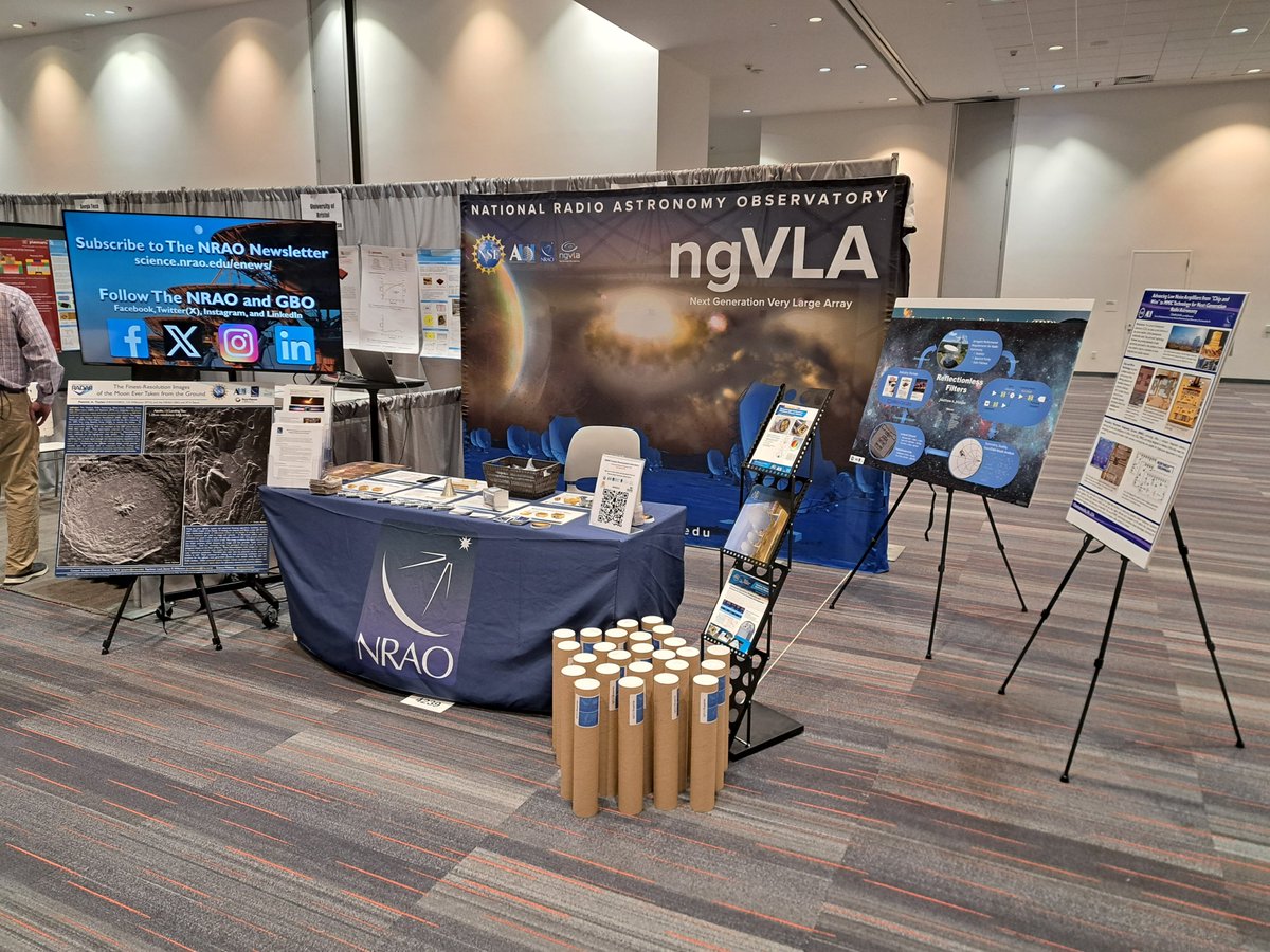 VizAstro's tweet photo. Exhibit 4239 at @MTT_IMS #IMS2025 showcasing @TheNRAO @GreenBankObserv @almaobs with #ngvla, ALMA WSU, and reflectionless filters.

#science #engineering #radioastronomy #radiotelescope #electricalengineering https://t.co/pEiPnrfDUT