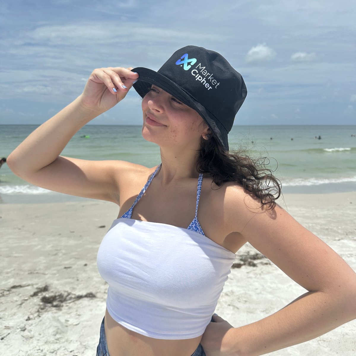 At the beach to talk to strangers about Bitcoin 🌴