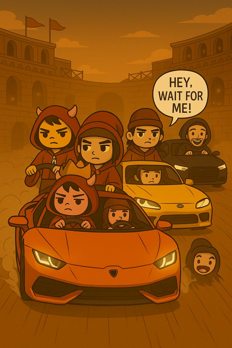 BOA - The Book of Arena (@thebookofarena) on Twitter photo We saw these maniacs race in the Arena today, trynna figure out who has the fastest car.
$SUPRA $LAMBO $AUDI $FERRARI $BUGATTI
May the fastest car win and be forever eternalized in <a href="/TheBookOfArena/">BOA - The Book of Arena</a> 🔺
$BOA We saw these maniacs race in the Arena today, trynna figure out who has the fastest car.
$SUPRA $LAMBO $AUDI $FERRARI $BUGATTI
May the fastest car win and be forever eternalized in <a href="/TheBookOfArena/">BOA - The Book of Arena</a> 🔺
$BOA