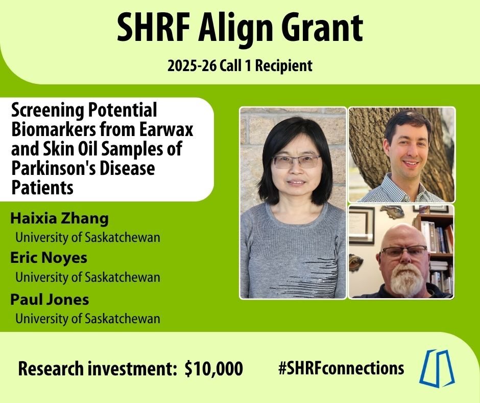 Saskatchewan Health Research Foundation - SHRF (@_shrf_) on Twitter photo We proudly announce Haixia Zhang, Eric Noyes and Paul Jones at <a href="/agbiousask/">USask AgBio</a> and @usaskmed as one of our Connections Align Grant recipients!
Visit our website to learn more: shrf.ca/post/2025-26-a… We proudly announce Haixia Zhang, Eric Noyes and Paul Jones at <a href="/agbiousask/">USask AgBio</a> and @usaskmed as one of our Connections Align Grant recipients!
Visit our website to learn more: shrf.ca/post/2025-26-a…