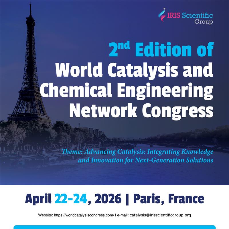 CatalysisWorld's tweet photo. 🌟 Join us for the @CatalysisWorld , organized by
@iris_scientific  🎁
📷 Location: Paris, France
📷 Register now to secure your spot 
📷 For more details, visit our website: https://t.co/uHWzqVsObO🔗 https://t.co/p3OaT7cAXD