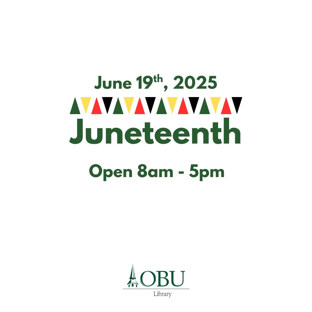 Tomorrow's Juneteenth, and we look forward to serving you from 8am - 5pm. See you then!